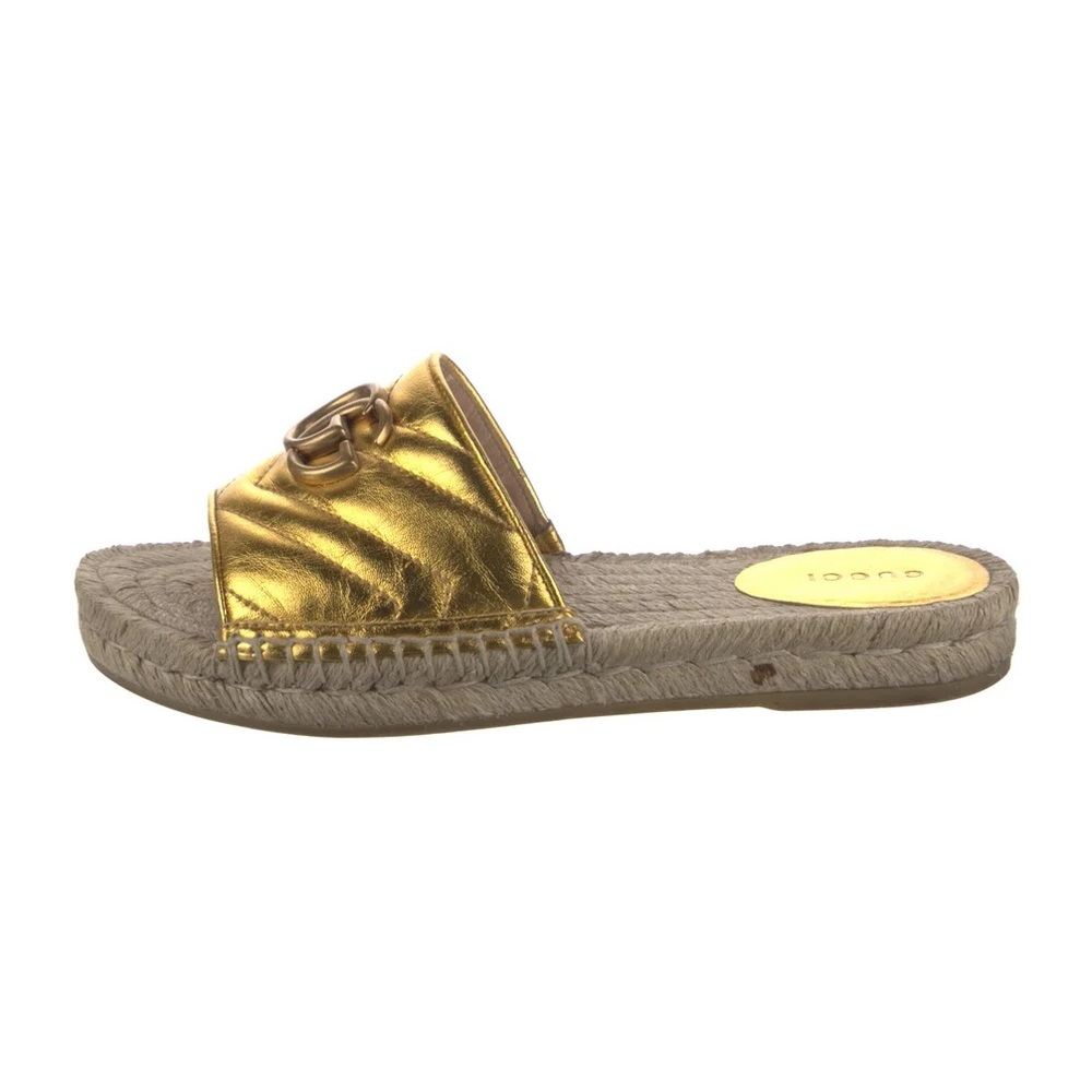 Gucci Women's Gold Slide Sandals